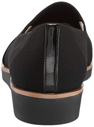 Image of Aerosoles - Women's Side View Shoe - Essential Black Wedge with Memory Foam Footbed