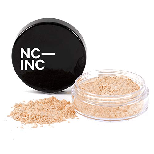 NCINC Mineral Powder Foundation, Fair2, Full Coverage Loose, Long Lasting, All Skin Types, Natural Makeup, Vegan, Cruelty-Free, 8g