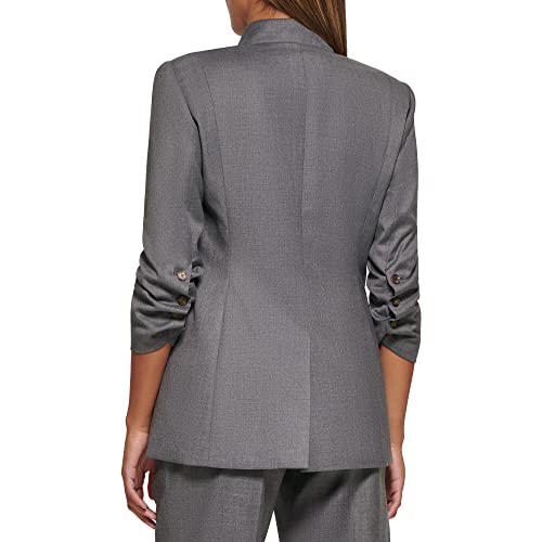Calvin Klein Women's One Button Closure Wear To Work Suits Blazer, Tin Multi, 2 #TOP3