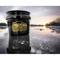Nuke Guys Golden Bucket, Fallout - Used Look Edition - GritGuard Wascheimer 13 Liter - Autowascheimer für die schonende Autowäsche/Motorradwäsche – Ansicht 2