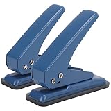 Stylebest Einlochstanzer, 2 Stück, Langlebig, Marineblau, Büro-Bastelwerkzeug für Zuhause, Schulbedarf