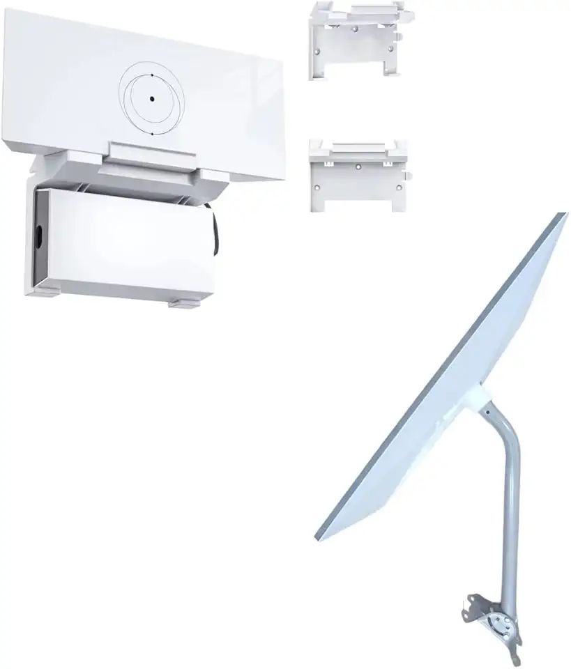 Combo Suporte Starlink 56cm Gen3 + Suporte 2 em 1 Roteador