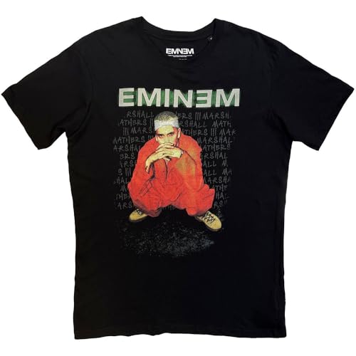 Eminem Lyrics Logo T Shirt M