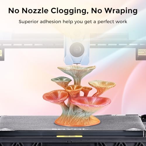 Image of Sovol 3D Printer Silk Shiny Gradient Multicolored Fast Change Rainbow PLA 1kg (2.2 lbs) Spool 3D Printing Materials, Dimensional Accuracy + /- 0.03 mm, 1.75 mm, Pink Rainbow