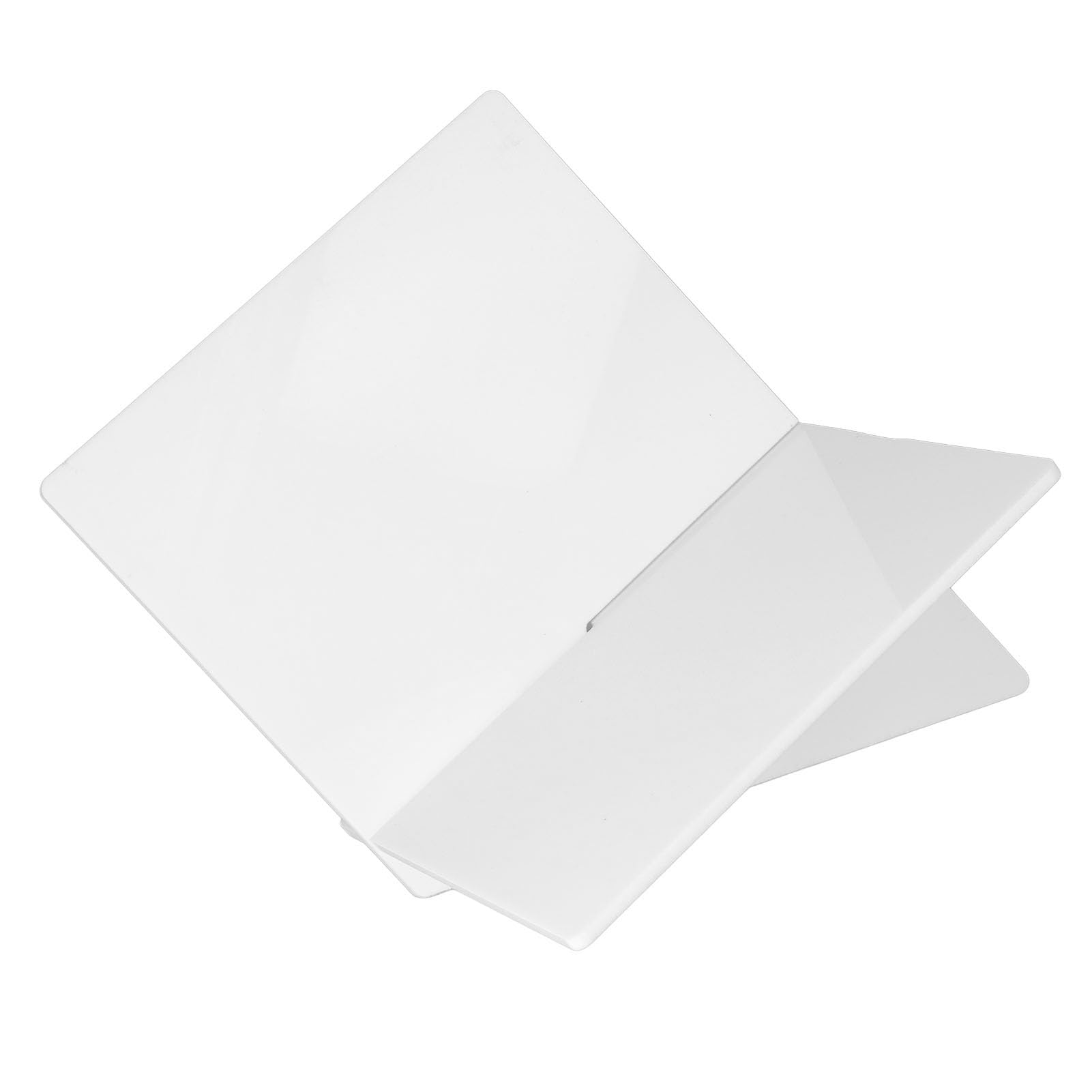 Respicefinem Book Holder Reading Shelf Data Recording Display Stand Acrylic Ideal for Experiment Office Students Musicians Kitchen Cooking Displaying Books Photos Plates