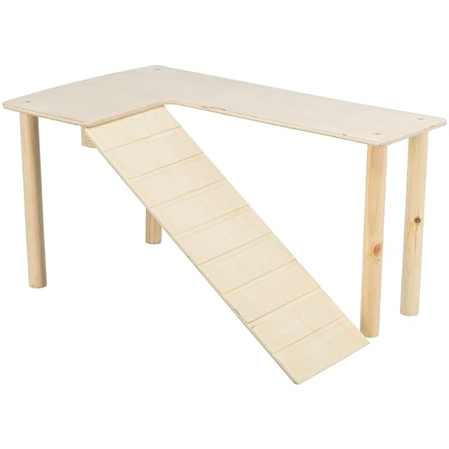 Trixie - Plataforma con rampa, 47 × 25 × 30 cm, para roedores