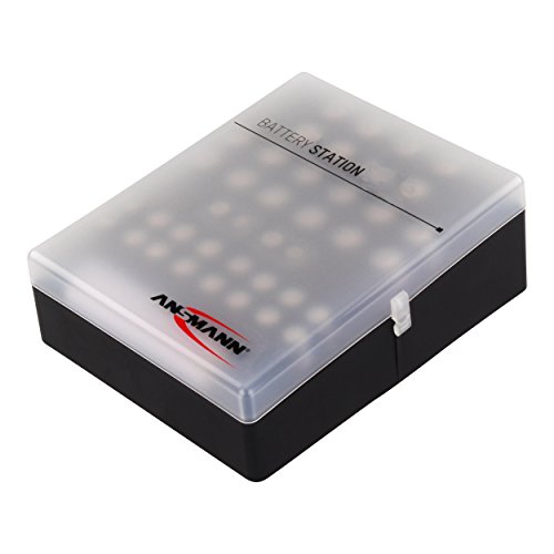 ANSMANN Premium accubox voor 4 Mignon AA of Micro AAA batterijen en batterijen – bewaardoos ter bescherming en transport… - Afbeelding 4