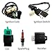 110cc ATV Wiring Harness Kit For Chinese 125cc 110cc Wiring Harness Compatible with Kazuma Baja Taotao 125cc 110cc 90cc 70cc 50cc 4 Stroke ATV Go Kart Scooter Pit Bike Quad Moped
