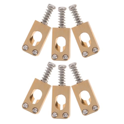 Pontets de chevalet ronds en laiton Gatuida pour guitare électrique