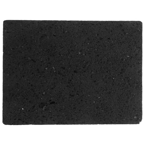 Cabilock Piedra de Cocina: Parrilla Coreana para Barbacoa de 20 x 15 cm - Piedra volcánica para cocinar en casa - Bandeja Vegana Natural para Barbacoa