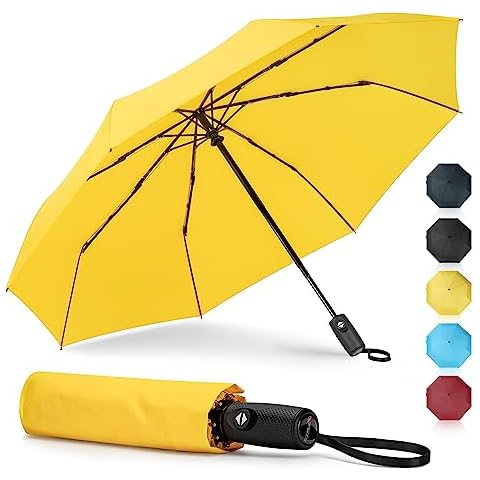 Parapluie Automatique ZOMAKE Jaune Cover