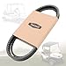 Tektall Golf Cart Clutch Drive Belt & Starter Generator Belt Replacement for Club Car DS 1997-up & Precedent 2004-up Gas Models, Set of 2, Replacement OEM# 101916701, 1016203