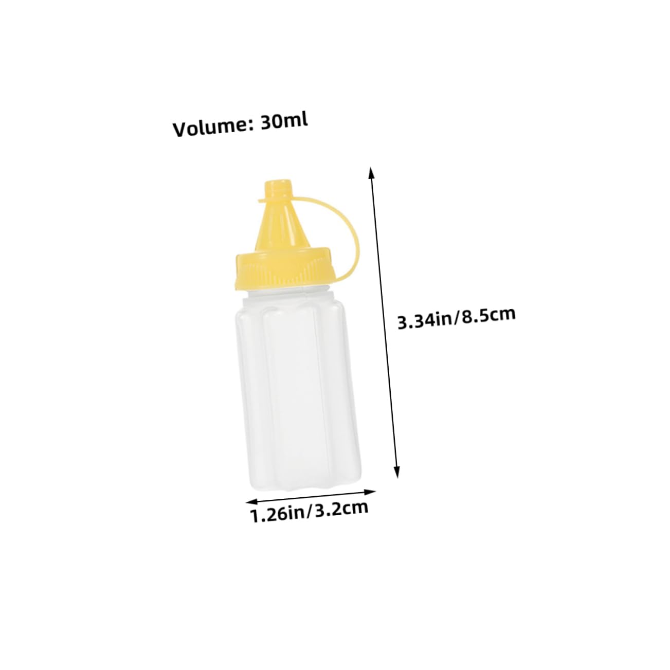 BRIGHTFUFU 16 Pcs Mini Squeeze Bottles Food Grade Plastic Condiment Dispenser for Ketchup Mustard Oil and Salad Dressing Portable Containers for Bbq Picnics and Lunch Boxes