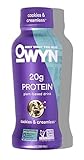 OWYN Only What You Need Plant Based Protein Shake, 20g Vegan Protein from Organic Pumpkin Seed, Flax, Pea Blend, Prebiotic Supplement, Superfood Greens, Gluten & Soy-Free (Cookies & Creamless)