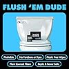 DUDE Wipes On-The-Go Unscented Travel Wipes - 30 Count (Individually Wrapped) - Extra-Large Adult Flushable Wipes for Sensitive Skin - Infused with Vitamin E and Aloe - Septic and Sewer Safe