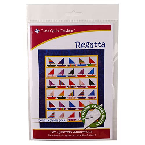 Cozy Quilt Designs 'Fat Quarters Anonymous' Pattern - Regatta (Includes Instructions for 5 Project Sizes)