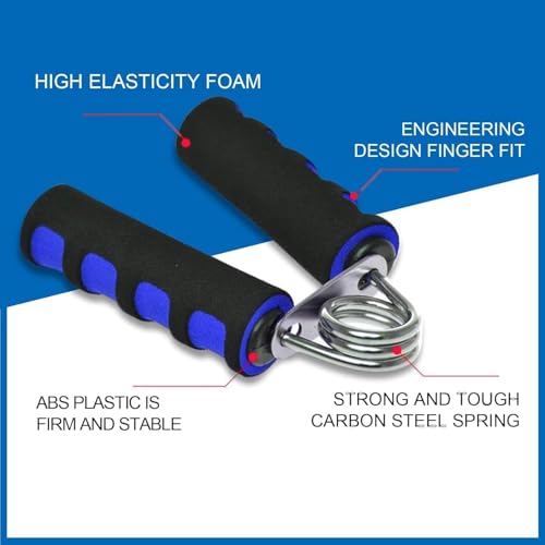 Image of E-smartinlife Hand Grip Strengthener Set, Finger Gripper - Soft Foam Hand Exerciser for Quickly Increasing Wrist Forearm and Finger Strength, 2 Pack