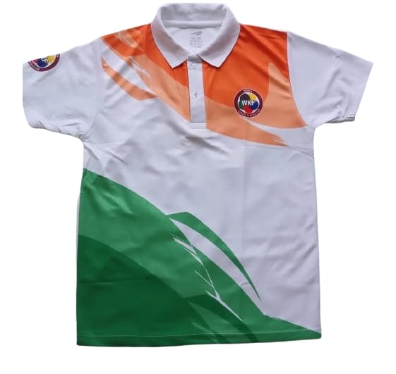 GenericSohan Sports - Martial Art Tshirt - Karate Tshirt - Unisex, Dynamic Print, Innovative Air-Circulation Fabric for Training & Style - Unleash Performance with Fashion