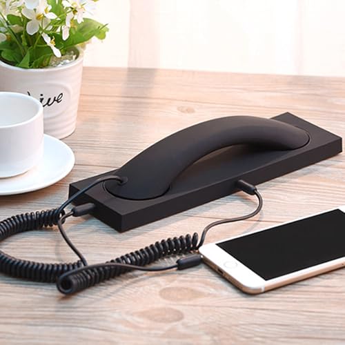 Combiné de téléphone rétro contre la fatigue des écrans