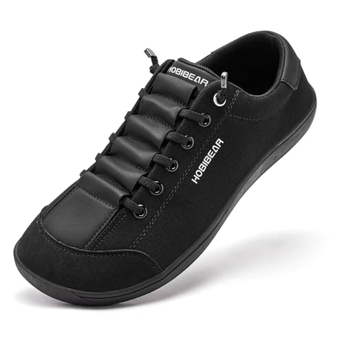 Image of HOBIBEAR Barefoot Minimalist Shoes Womens Mens | Zero Drop | Wide Width Canvas Slip-on Shoes