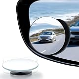 ONEMAJI 2 Pièce Miroir Angle Mort pour Porsche Cayenne 2012 2025, Rétroviseur Haute Définition Angle Large 360 Réglable Verre Convexe Accessoire de Voiture