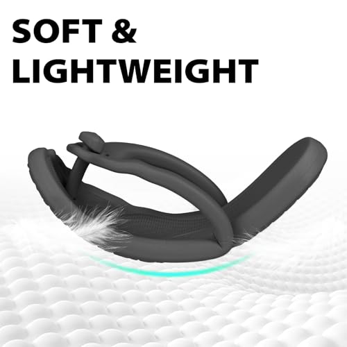 Rosoz Flip Flops for Women Men Foldable Travel Slippers Lightweight Shower Shoes Non-Slip Quick-Dry Bathroom Camp Beach Sandals4