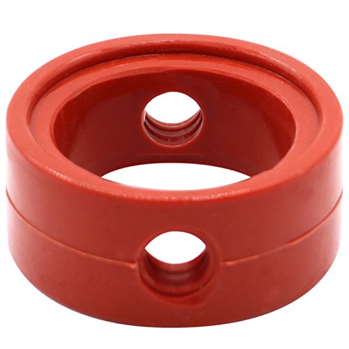Dernord Sanitary Butterfly Valve Repair Kit, Silicone Seat W/ (2) Bushings - For 1-1/2" Valves #TOP3