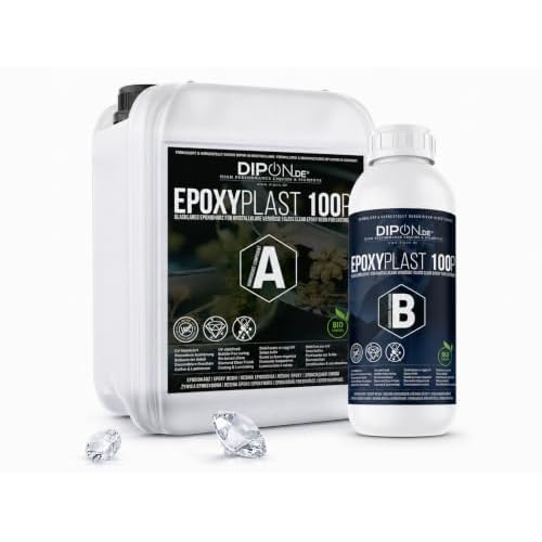 3 KG Epoxidharz 2K EpoxyPlast 100P Holz Glasklar Laminierharz Gießharz Epoxy für GFK Tisch Boden Terra Aquarium Formenbau UV Stabil