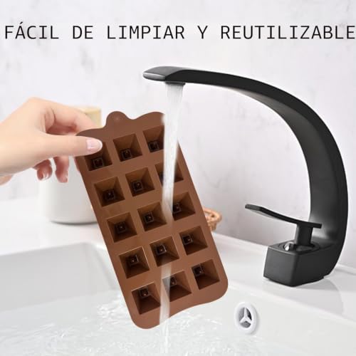 Miniatura 6 de 4 Moldes De Chocolate, 2 Goteros. Diferentes Tipos De Moldes De Silicona, Moldes Porosos, Moldes Para Tartas, Moldes Para Pudin, Gelatina, Modelos Para Hornear
