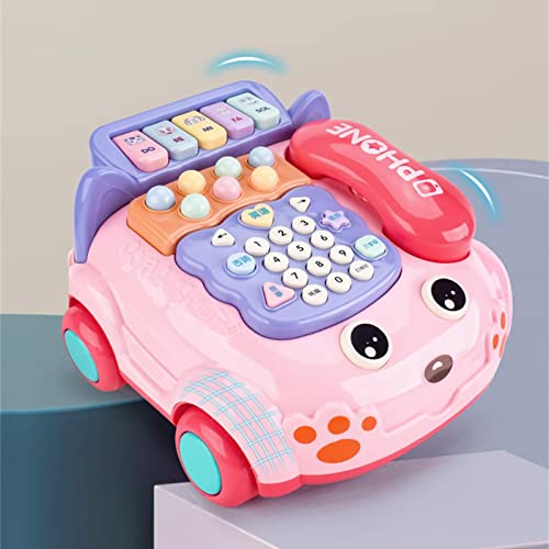 Telefone de Brinquedo Infantil - Bonito e Divertido Pretend Play Phone for Kids | Fácil de usar, que