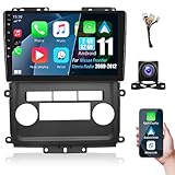 [2+32G]Android 11 Car Stereo for Nissan Frontier/Xterra Radio 2009-2012 with Apple Carplay&Android Auto,9 Inch Touch Screen Car Radio with Mirror Link Bluetooth FM/RDS WiFi GPS SWC + AHD Backup Camera