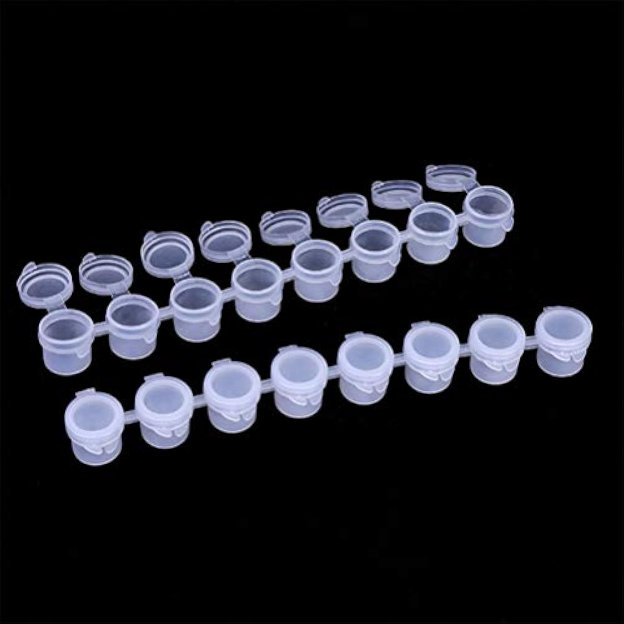 20pcs 3ml Clear Pigment Storage Box Set