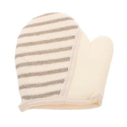 Didiseaon toalla de baño cuidado personal esponja de baño Guante para eliminar impurezas guante reutilizable guante de baño ducha húmedo guante exfoliante corporal manopla exfoliante linaza