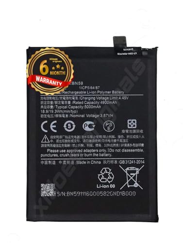 Image of BN59 Battery for Redmi Note 10S (Note 10) M2103K19G, M2101K7BG Battery with 6 Month Warranty**(B7)