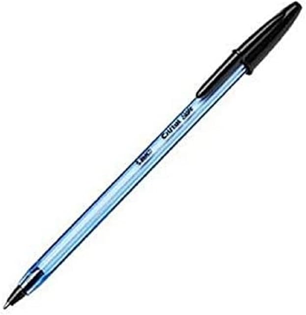 BIC Cristal Soft Ball Pens Medium Point (1.2 mm) - Black
