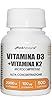 VITAMINA D3 K2 (Dura 1 anno e 4 mesi) 500 Micro-Compresse Alto Dosaggio e Assorbimento I Vitamina D3 Da 50 µg Da 2.000 U.I. + Vitamina K2 Da 100 µg | Senza Glutine, Lattosio, Zuccheri e Soia