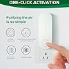 Purificateur d'Air Ionique Mini Air Purifier Plug-in Negative Ion Purifier Compact Élimine Odeurs/Poussières Purificateur D'air Ions Négatifs pour Chambre/Maison/Salon/Chambre d’Animaux