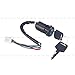 KIMISS Interrupteur à clé d'allumage, clé de verrouillage de commutateur d'allumage à 4 fils pour 90cc 110cc 125cc 140cc 150cc 200cc 250cc Quad ATV Go Kart Pit Dirt Bike Scooter cyclomoteur