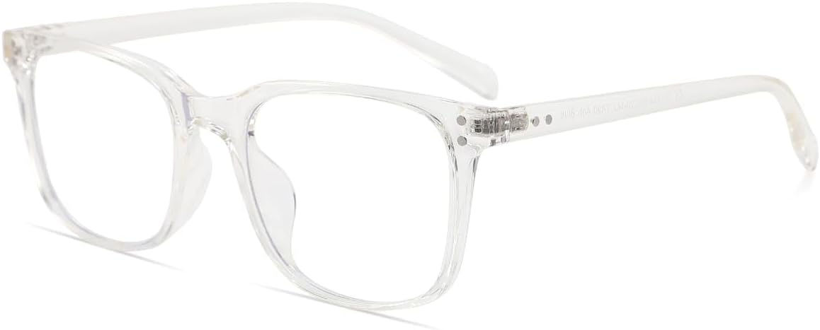 RUMISKY Blue Light Blocking Glasses | UV400 Protection Anti Fatigue - Computer Gaming & Reading Eyewear Solution - Zero Power Anti Glare Lightweight - Men & Women