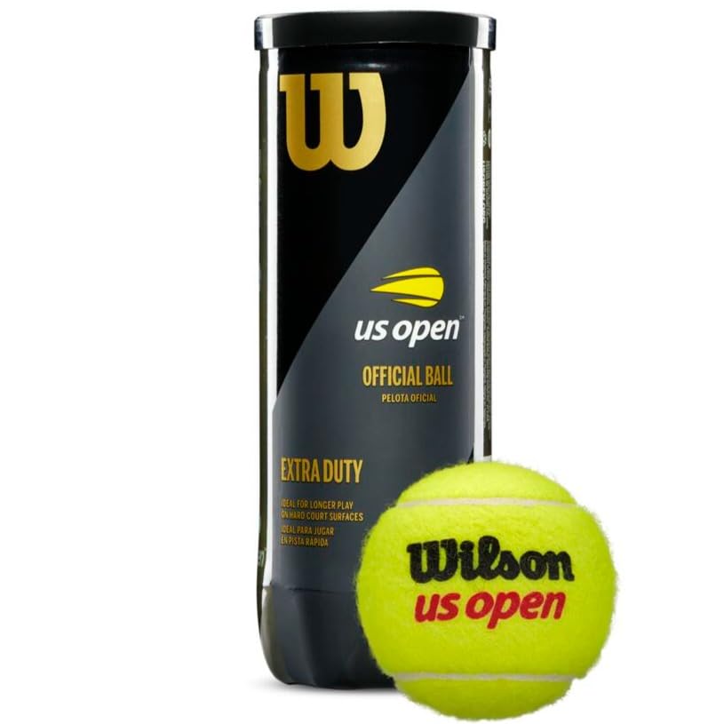 Wilson US Open Tennis Balls (Choose from Extra Duty, Regular Duty, or High Altitude) - 3 Ball Can in Multi-Packs (2-24 Cans Available)