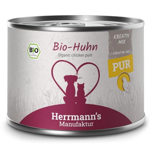 Herrmanns Bio Huhn 100 Prozent, 12er Pack (12 x 200 g)