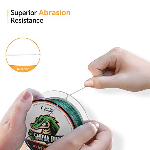 image for WataChamp Snova Pro Braided Fishing Line 6lb-100lb Incredible Superlin