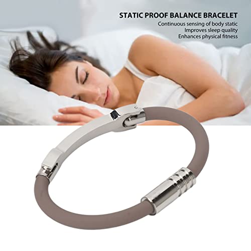 Pulseira de Pulso Balance Energy, íon Negativo Destacável Lavável à Prova de Estática Pulseira de Eq