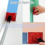 4 Pack of Paint Edger Replacement Pads, Edge Painting Tool for Walls Pads Paint Edger Pad for Painting Wall Refills Paint Pads for Ceiling Corner Painter Trim Paint Edger Tool - Image 6
