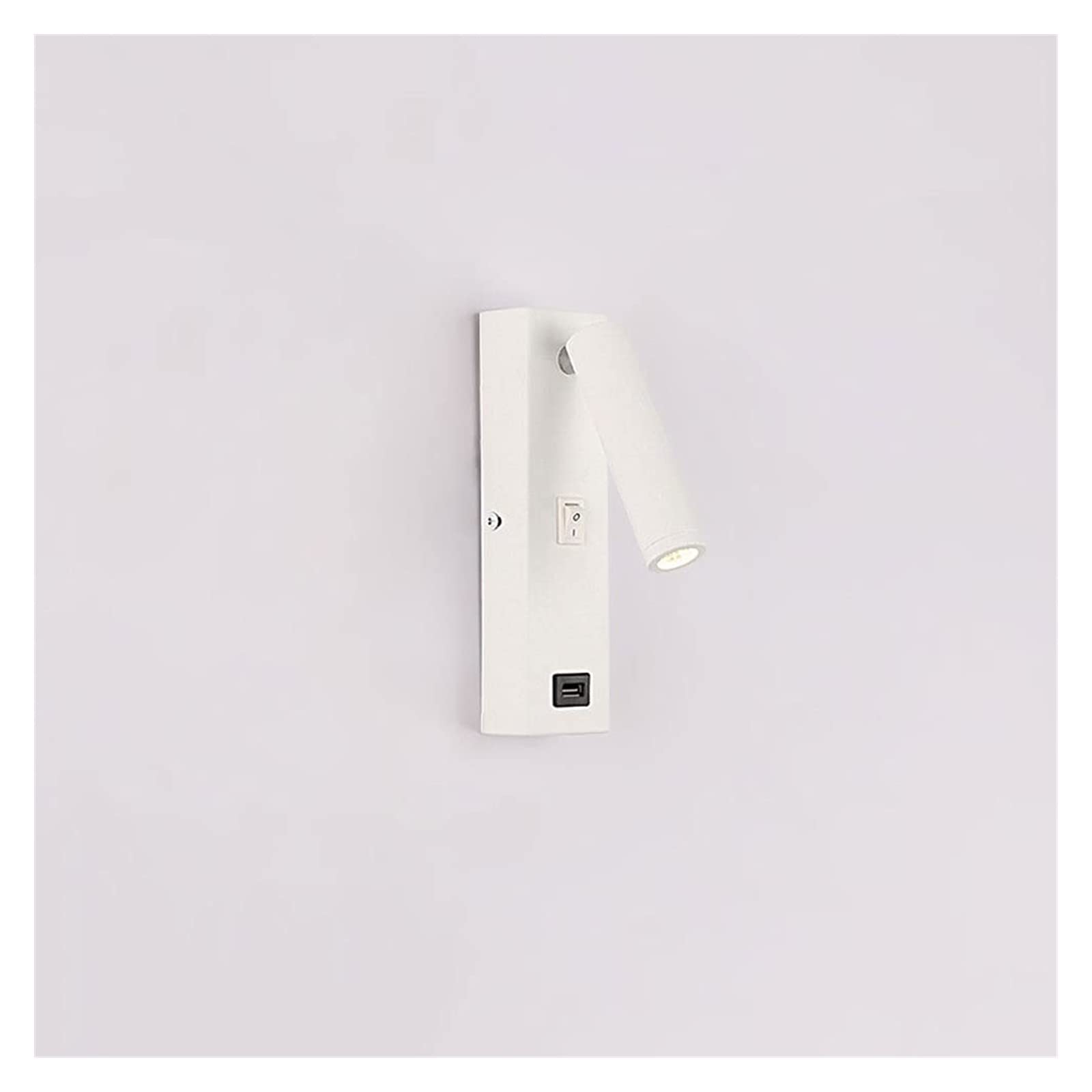 SXWNBIFH wall lamp Wall Lamp Light Wall Light Hardwired Sconces with Switch, USB Charging Port Metal Wall Lamp, Adjustable Wall Sconce Headboard Lamps Reading Lights for Bedroom, Study, Office (Colo