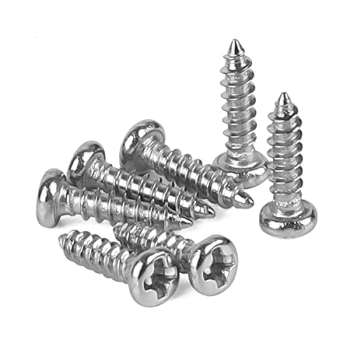 Pack de 100 tornillos autorroscantes M2 x 8mm acero inoxidable miniatura 2