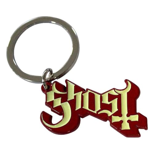 [Rock Off officially licensed products] Ghost Band Logo bh Shadow L[z_[ Keychain Size One Size