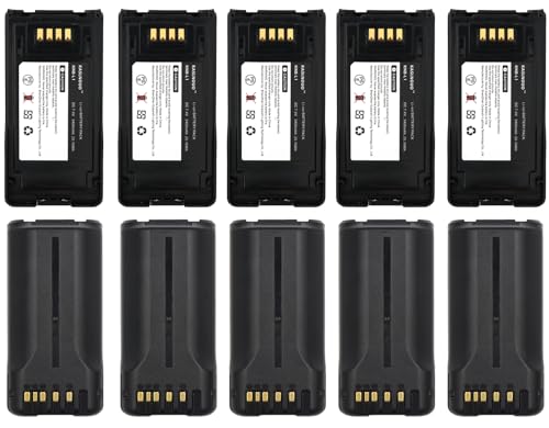 KASLNOUO 10PCS Upgrade KNB-L2 Battery Compatible with Kenwood NX-5000 P25 TK-5230 TK-5330 TK-5430 VP8000 VP5230 7.4V/3400mAh