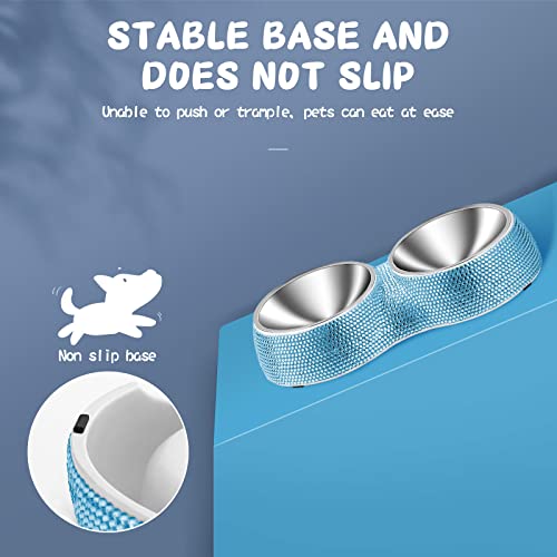 Gamelles double pour chien eing : la solution contre les repas renversés des chiots et chats - 5