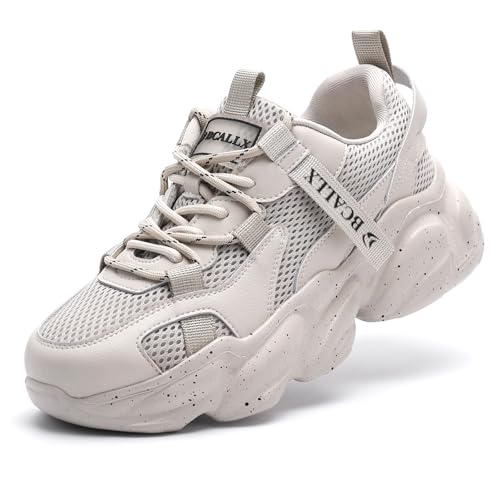 BCALLX Women's Walking Shoes Cushion Running Tennis Shoes Non-Slip Comfortable Breathable Workout...